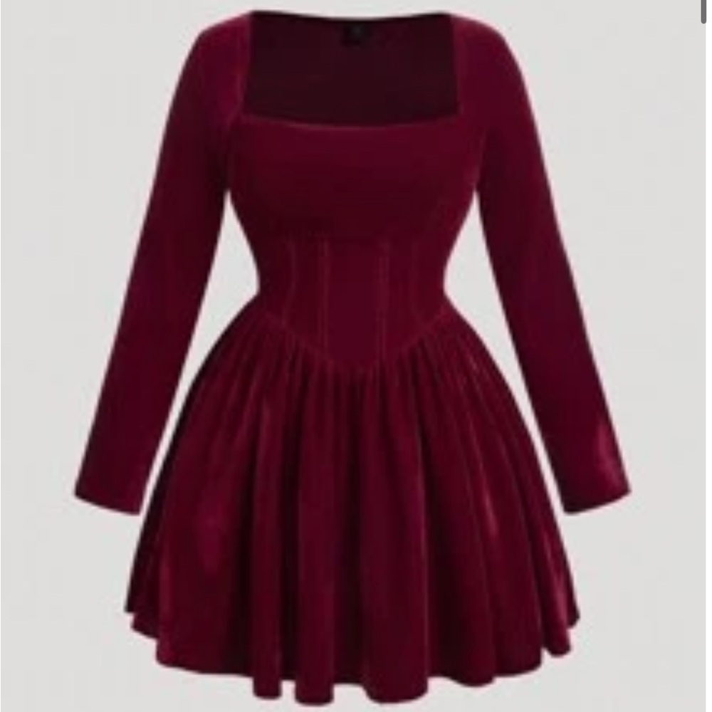 Red Velvet Dress NWT